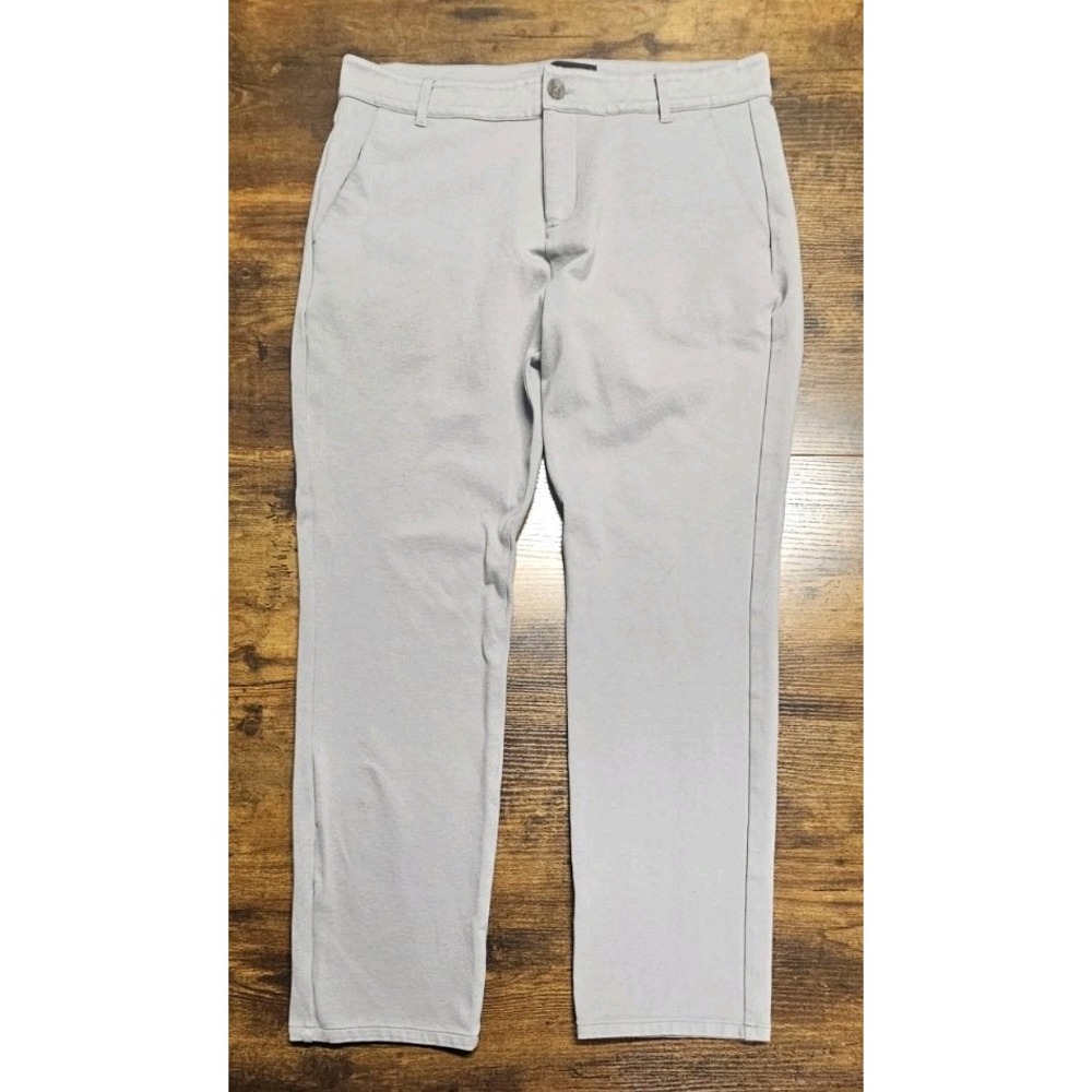 Paige Pants Men's 34x29 Shark Fin Gray Stafford Performance Stretch Ex Cond